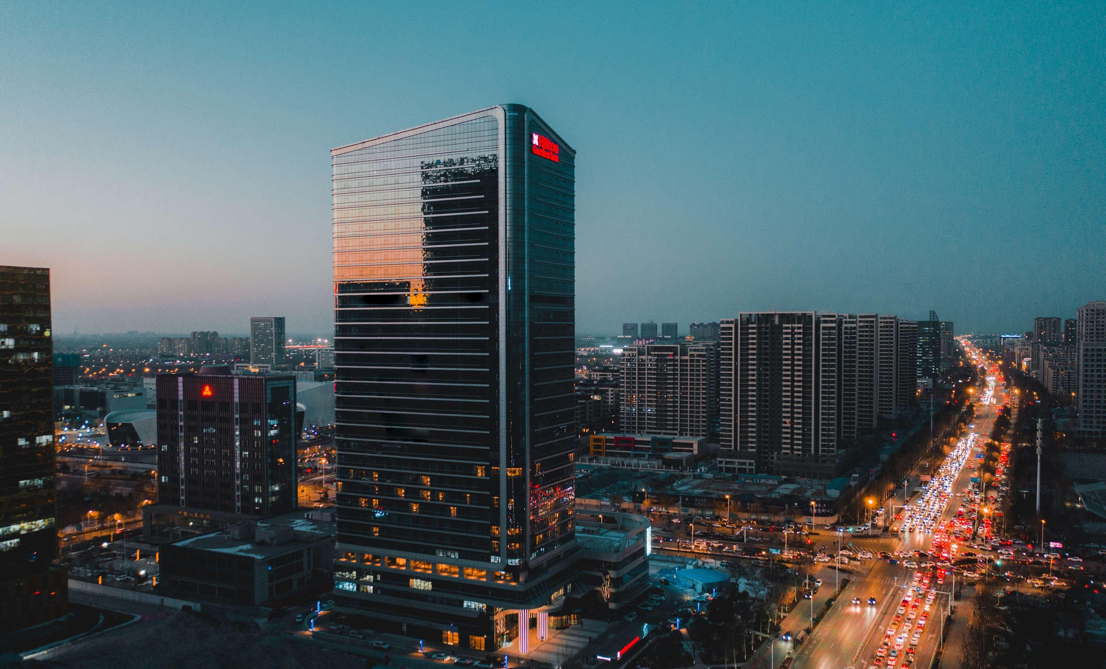 Hilton Garden Inn Zibo Zhangdian Bagian luar foto