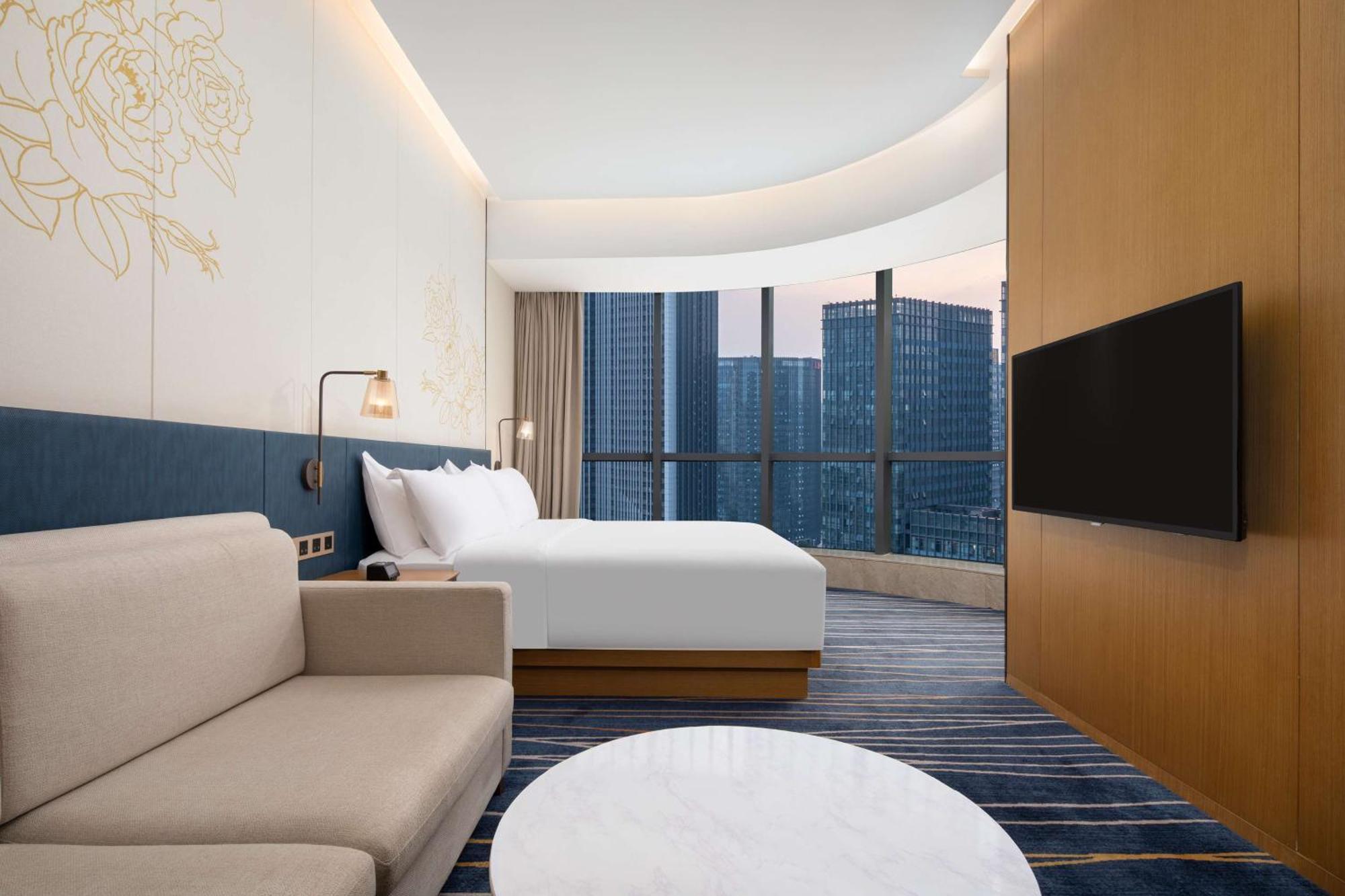 Hilton Garden Inn Zibo Zhangdian Bagian luar foto