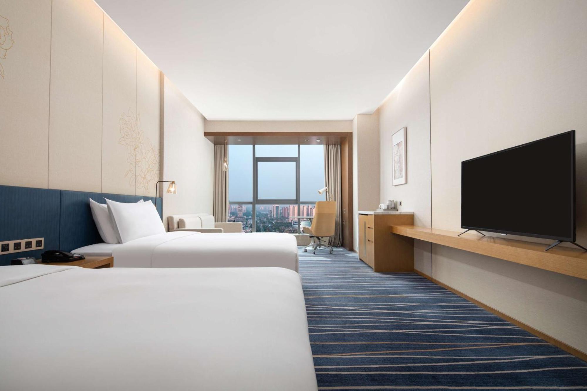 Hilton Garden Inn Zibo Zhangdian Bagian luar foto