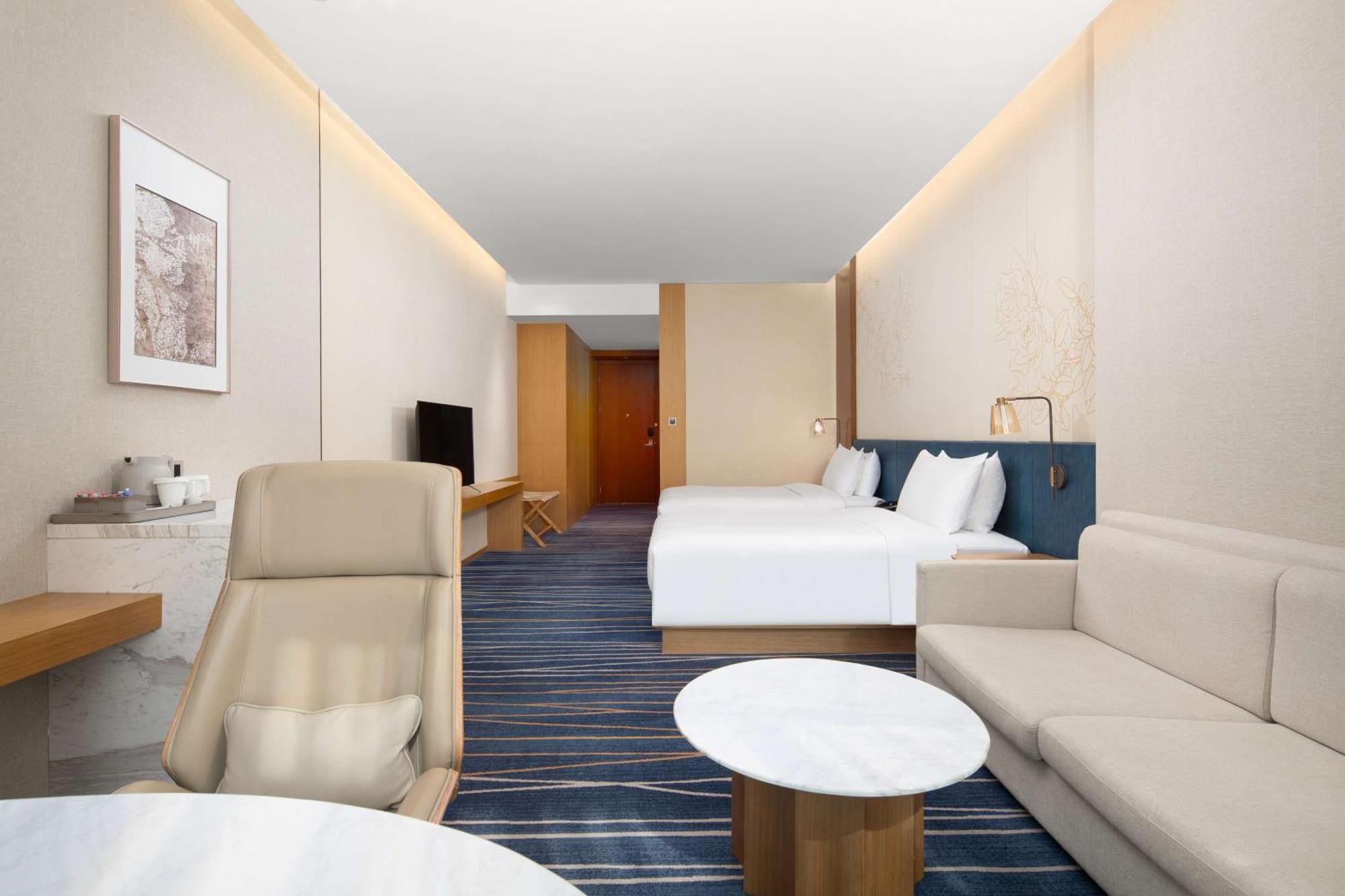 Hilton Garden Inn Zibo Zhangdian Bagian luar foto