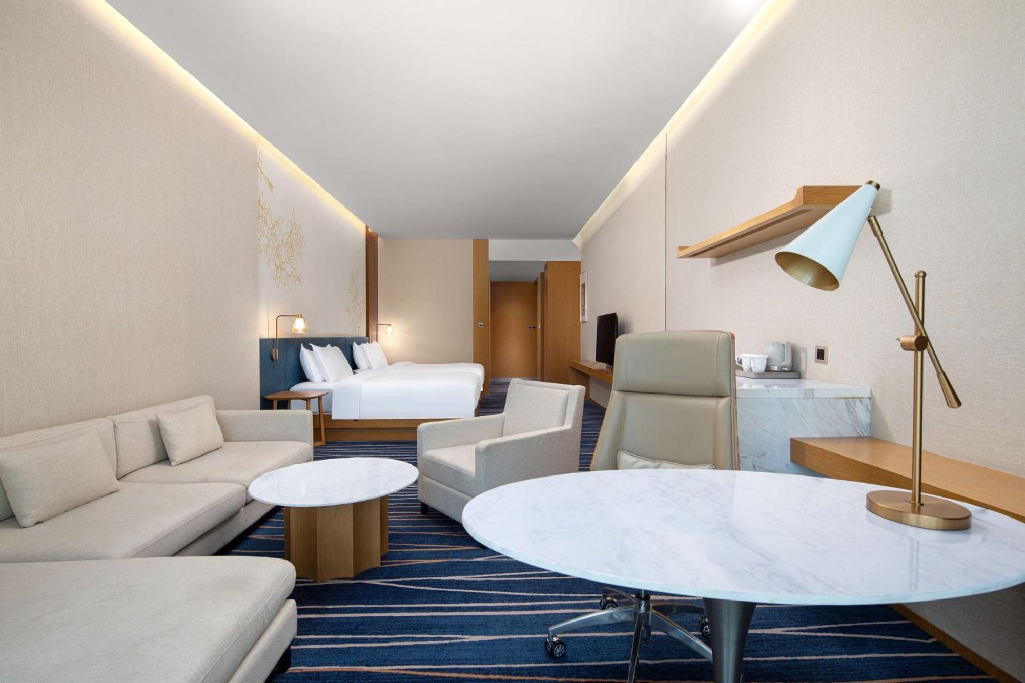 Hilton Garden Inn Zibo Zhangdian Bagian luar foto